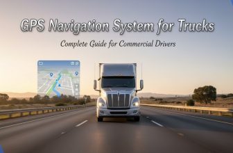 GPS navigation system for trucks on highway – guide for commercial drivers