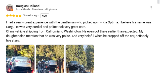 Review by Douglas Holland for AutoStar Transport Express