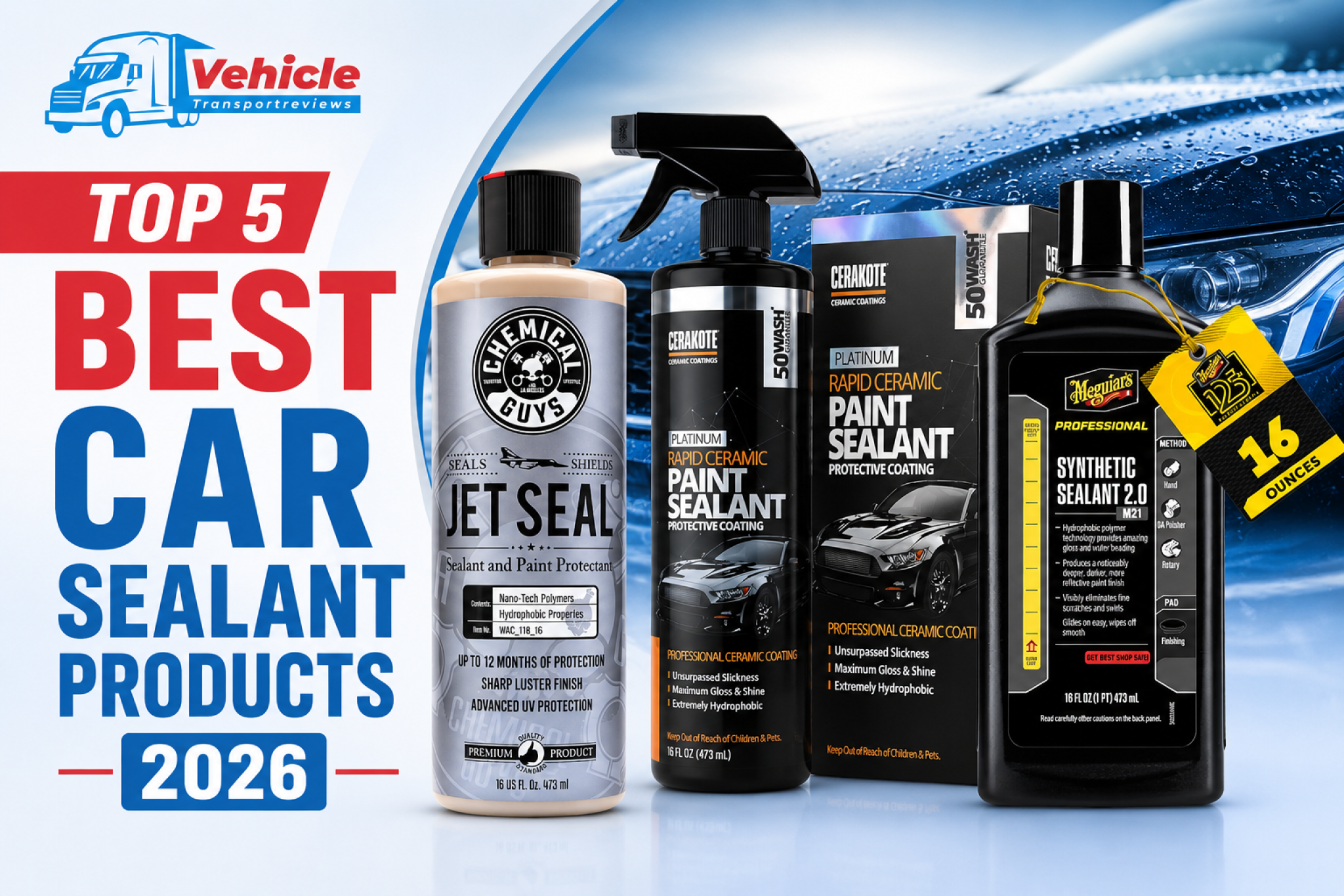 Top 5 Best Car Sealant Products 2026
